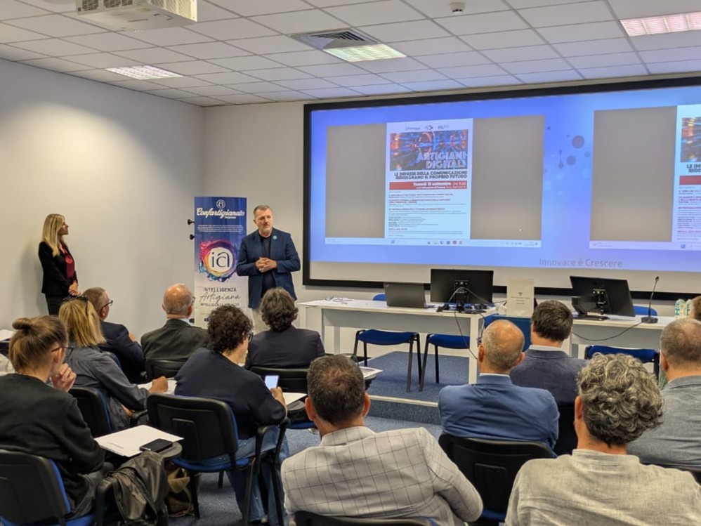 Stefano Ziroldo durante la presentazione del Protocollo d'Intesa al pubblico