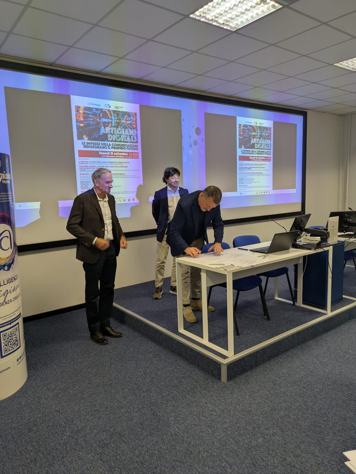 Momento della presentazione del Protocollo d'Intesa presso la sede di Infocamere a Padova